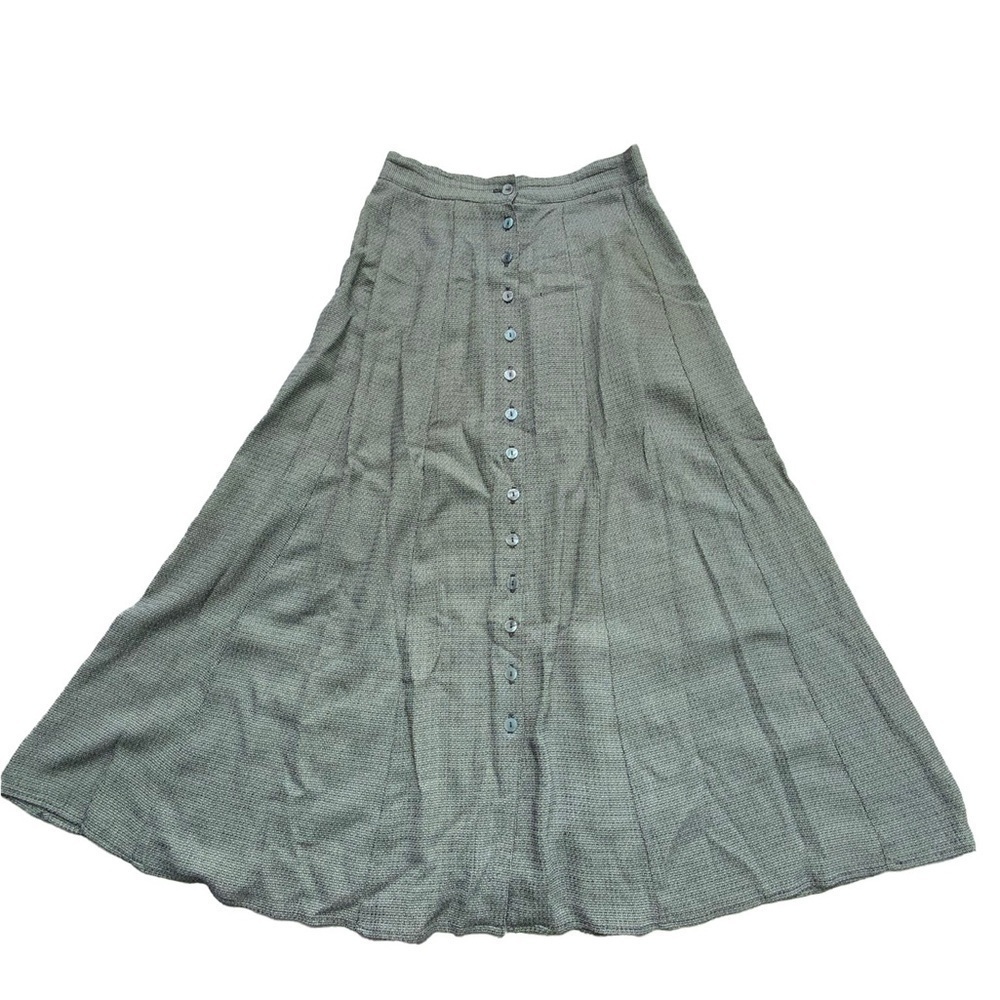 Vintage Button Up Maxi Skirt